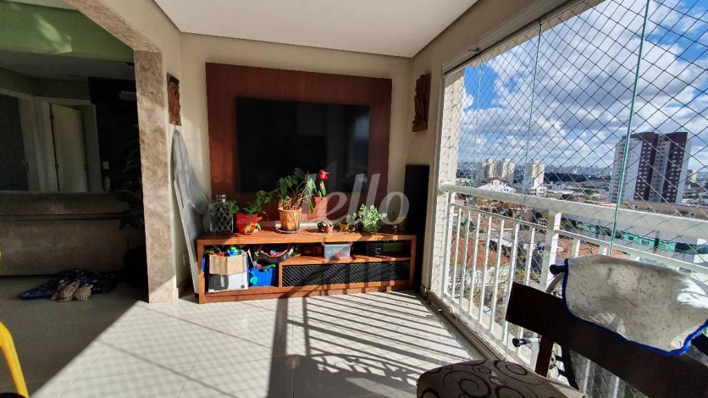 VARANDA de Apartamento à venda, Padrão com 73 m², 2 quartos e 1 vaga em Carandiru - São Paulo