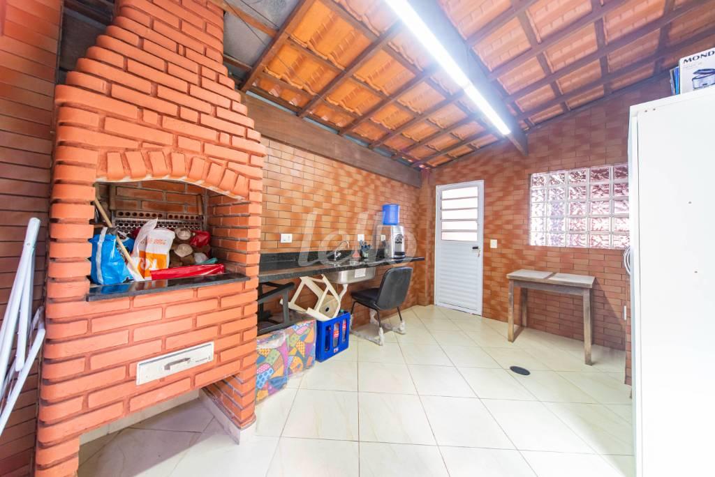 ÁREA GOURMET de Casa à venda, sobrado com 161 m², 2 quartos e 3 vagas em Vila Palmares - Santo André