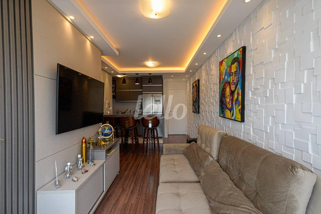 SALA de Apartamento à venda, Padrão com 59 m², 2 quartos e 1 vaga em Belenzinho - São Paulo