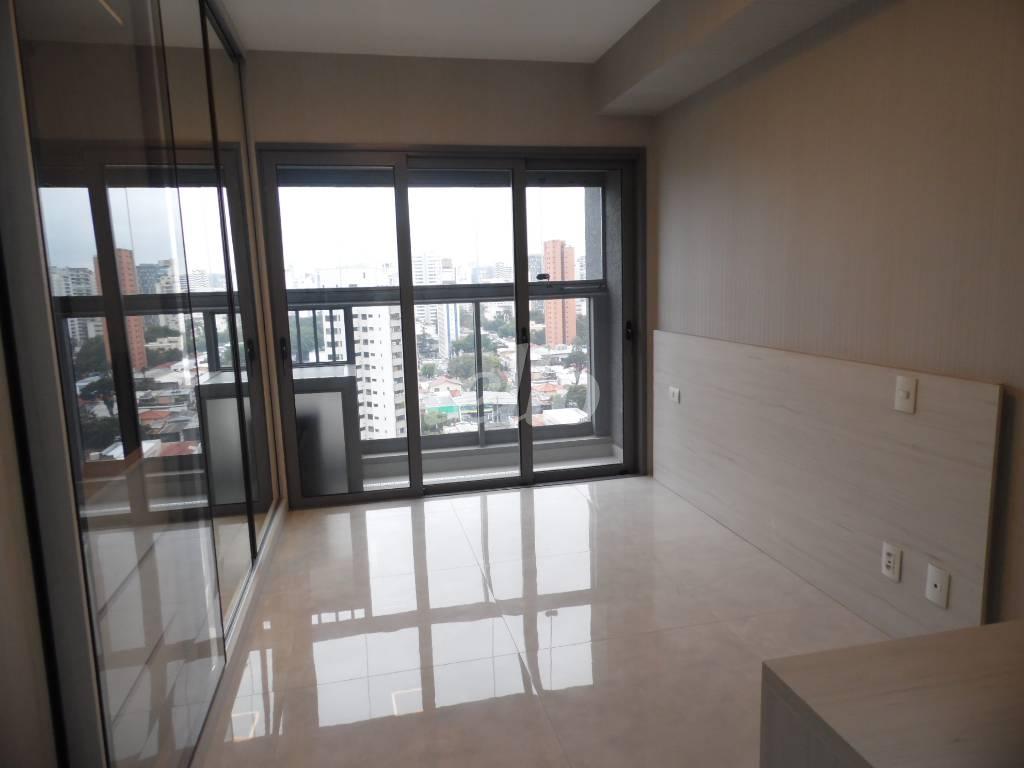 STUDIO de Apartamento para alugar, Studio com 24 m², 1 quarto e 1 vaga em Indianópolis - São Paulo
