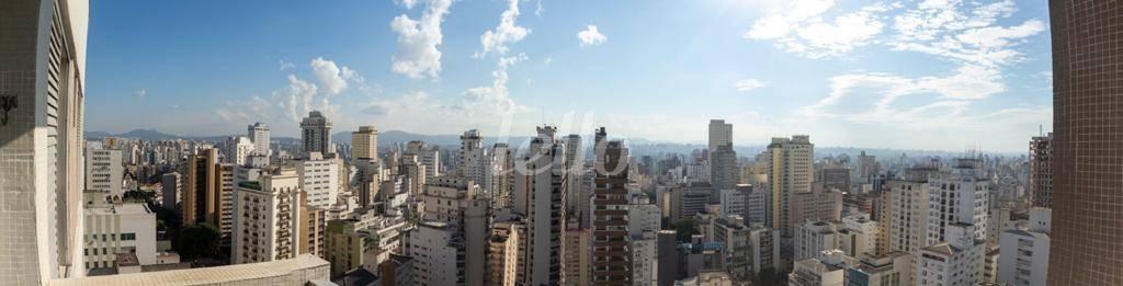 VISTA de Apartamento à venda, Padrão com 159 m², 3 quartos e 2 vagas em Santa Cecília - São Paulo