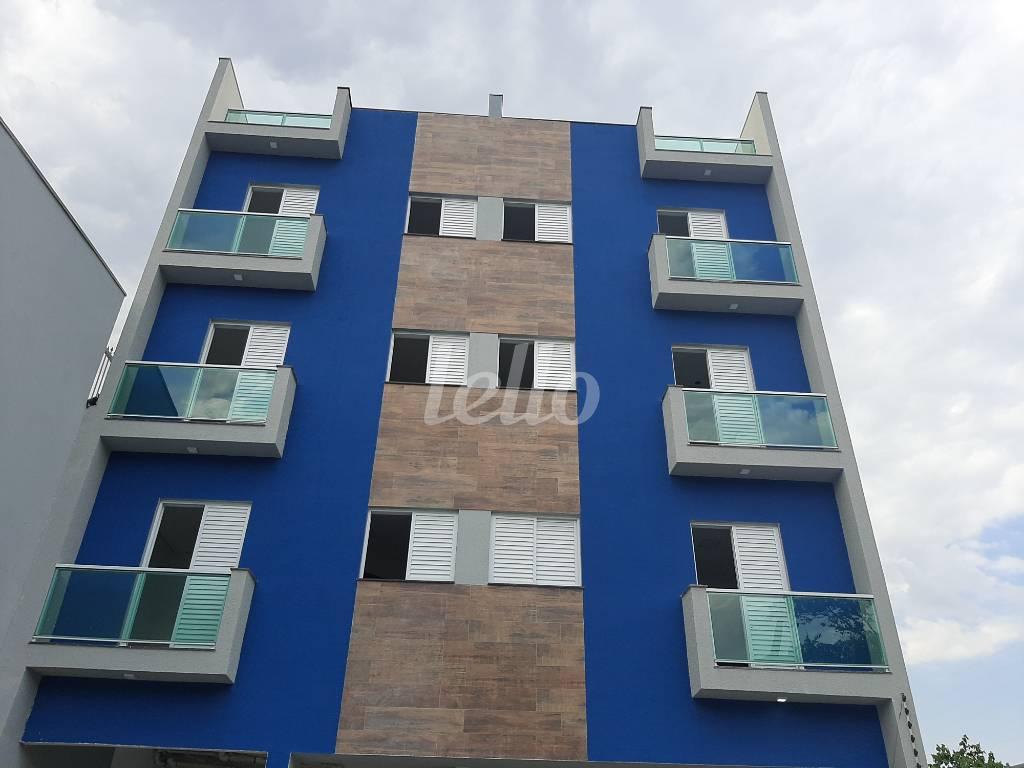 FACHADA de Apartamento à venda, cobertura - Padrão com 48 m², 2 quartos e 2 vagas em Santa Maria - Santo André