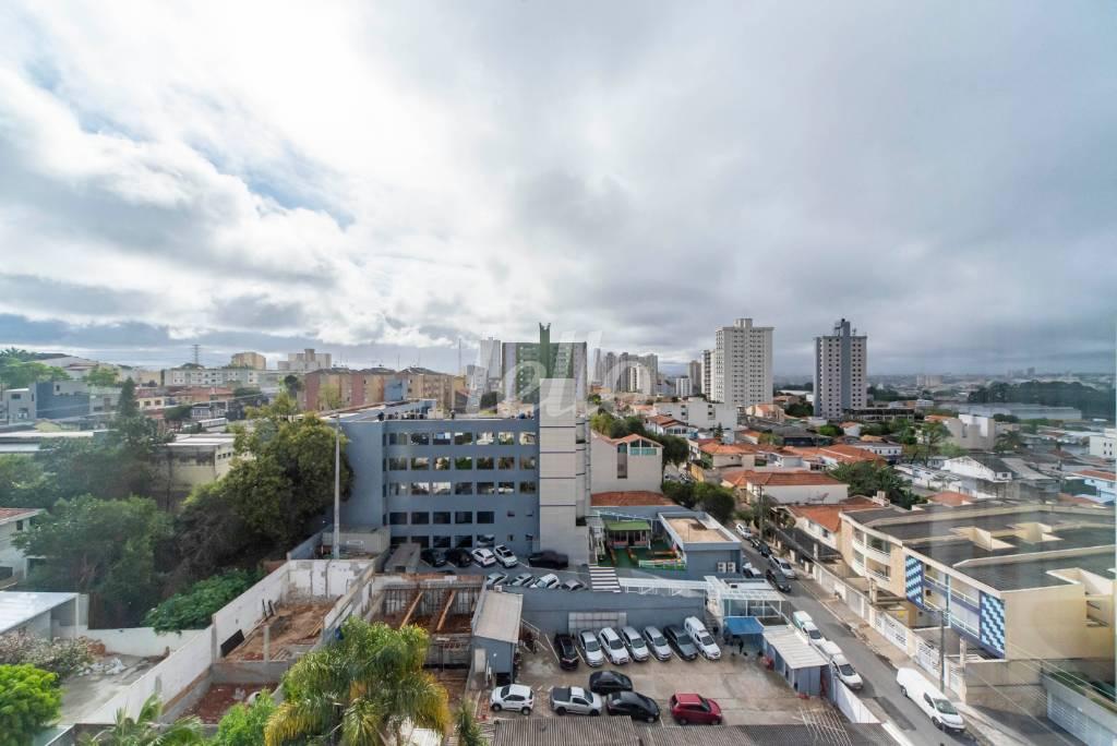 VISÃO VARANDA SALA de Apartamento à venda, Padrão com 141 m², 4 quartos e 2 vagas em Campestre - Santo André