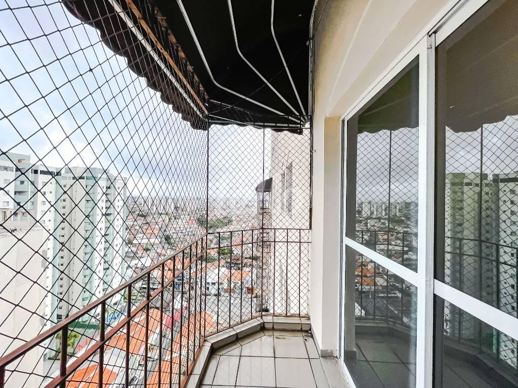 VARANDA de Apartamento à venda, cobertura - Padrão com 158 m², 2 quartos e 2 vagas em Mooca - São Paulo