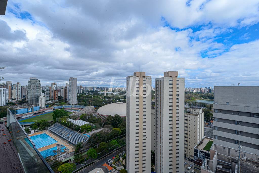 VISTA de Apartamento à venda, Triplex com 182 m², 2 quartos e 2 vagas em Paraíso - São Paulo