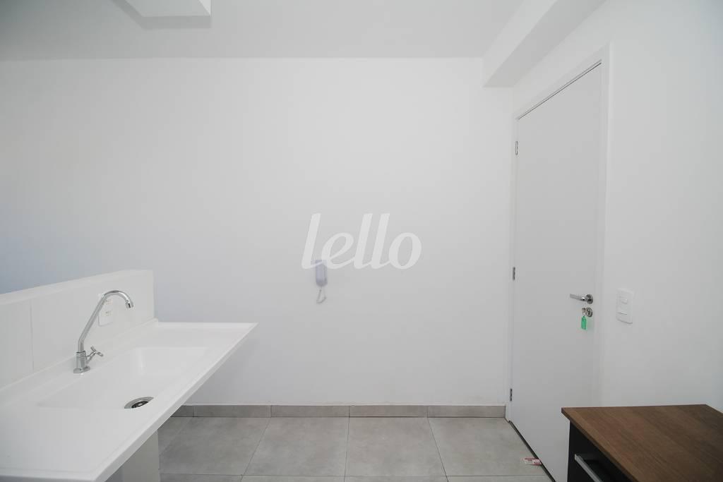 COZINHA de Apartamento para alugar, Padrão com 34 m², 1 quarto e 1 vaga em Cambuci - São Paulo