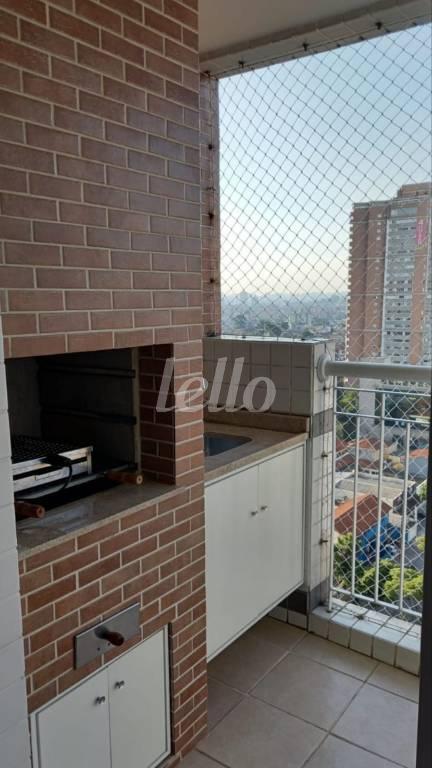 TERRAÇO COM CHURRASQUEIRA de Apartamento à venda, Padrão com 130 m², 3 quartos e 3 vagas em Campestre - Santo André