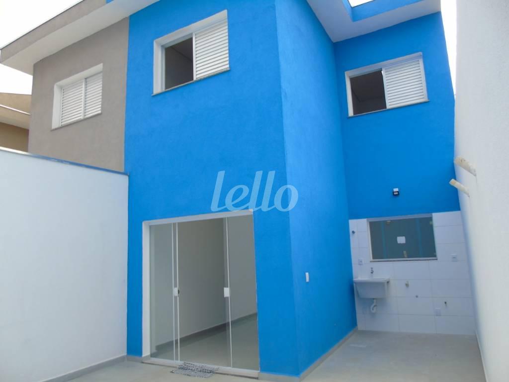 ÁREA DE SERVIÇO de Casa à venda, sobrado com 116 m², 3 quartos e 6 vagas em Vila Homero Thon - Santo André