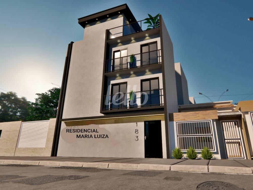 FACHADA ILUSTRATIVA de Apartamento à venda, cobertura - Padrão com 40 m², 2 quartos e em Guapira - São Paulo
