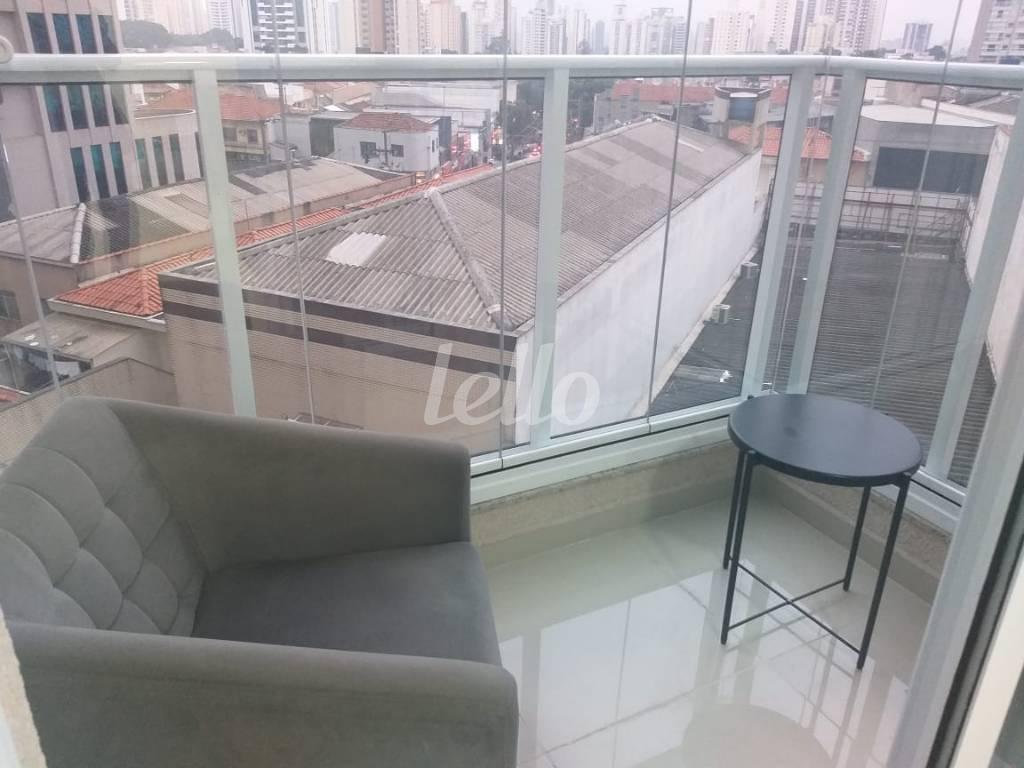 SACADA de Apartamento à venda, Padrão com 36 m², 1 quarto e 1 vaga em Vila Regente Feijó - São Paulo