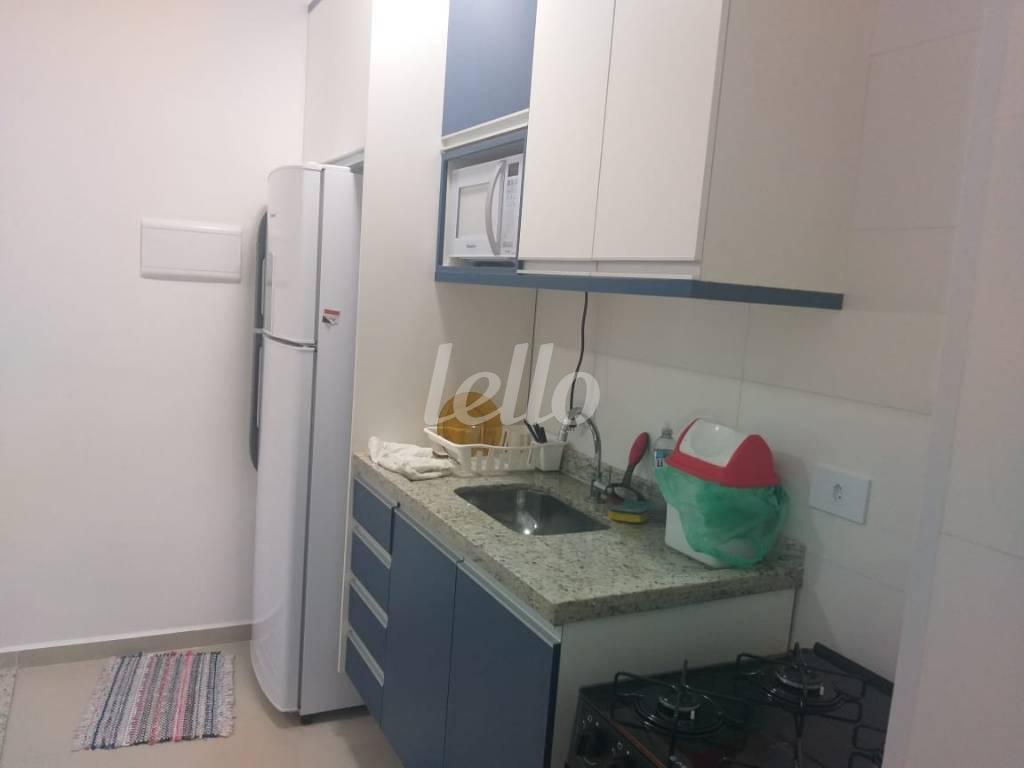 COZINHA de Apartamento à venda, Padrão com 36 m², 1 quarto e 1 vaga em Vila Regente Feijó - São Paulo