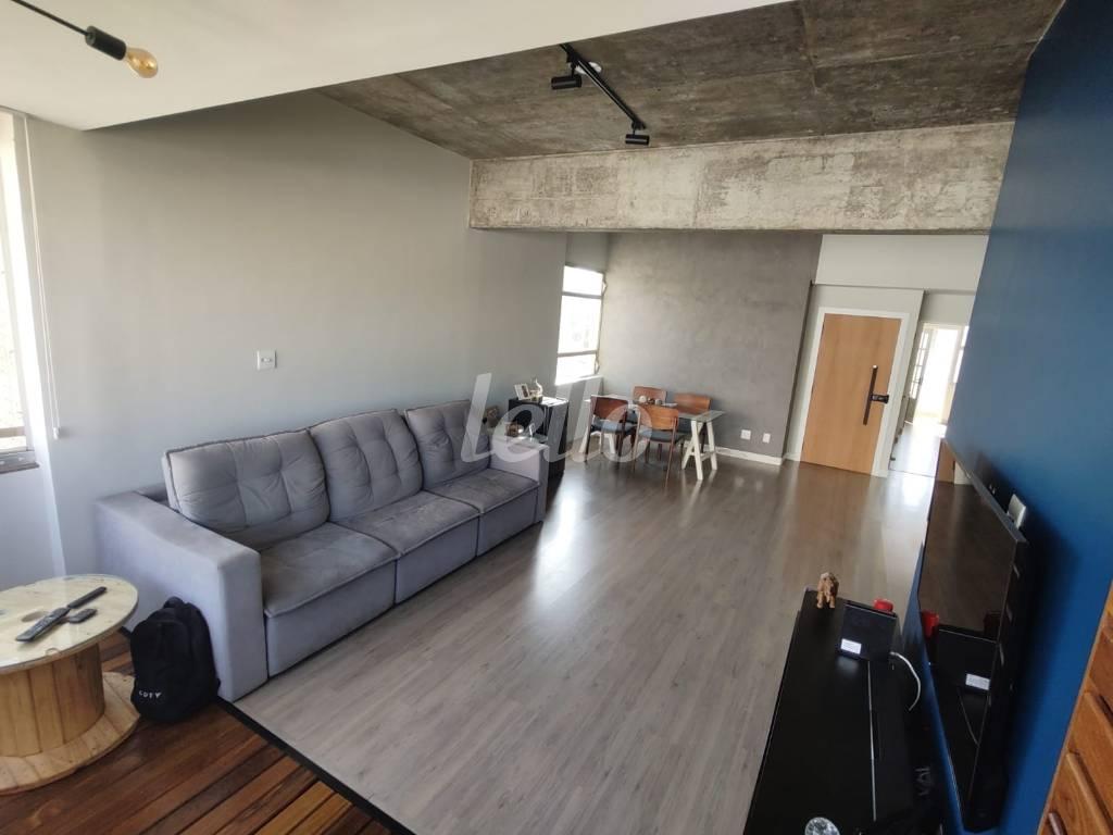 SALA de Apartamento à venda, Padrão com 144 m², 3 quartos e 2 vagas em Vila Bastos - Santo André