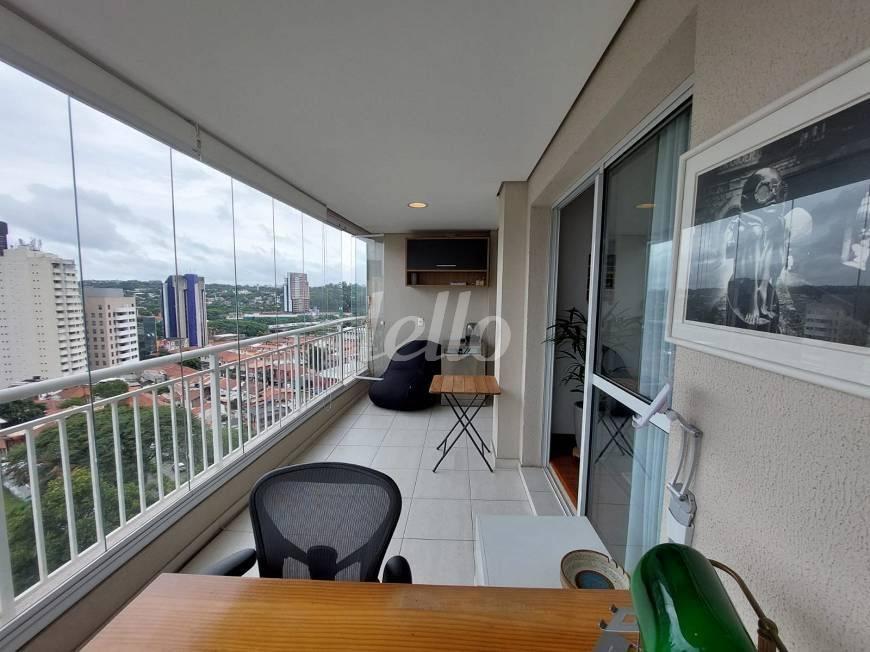 VARANDA de Apartamento à venda, Padrão com 70 m², 2 quartos e 1 vaga em Pinheiros - São Paulo