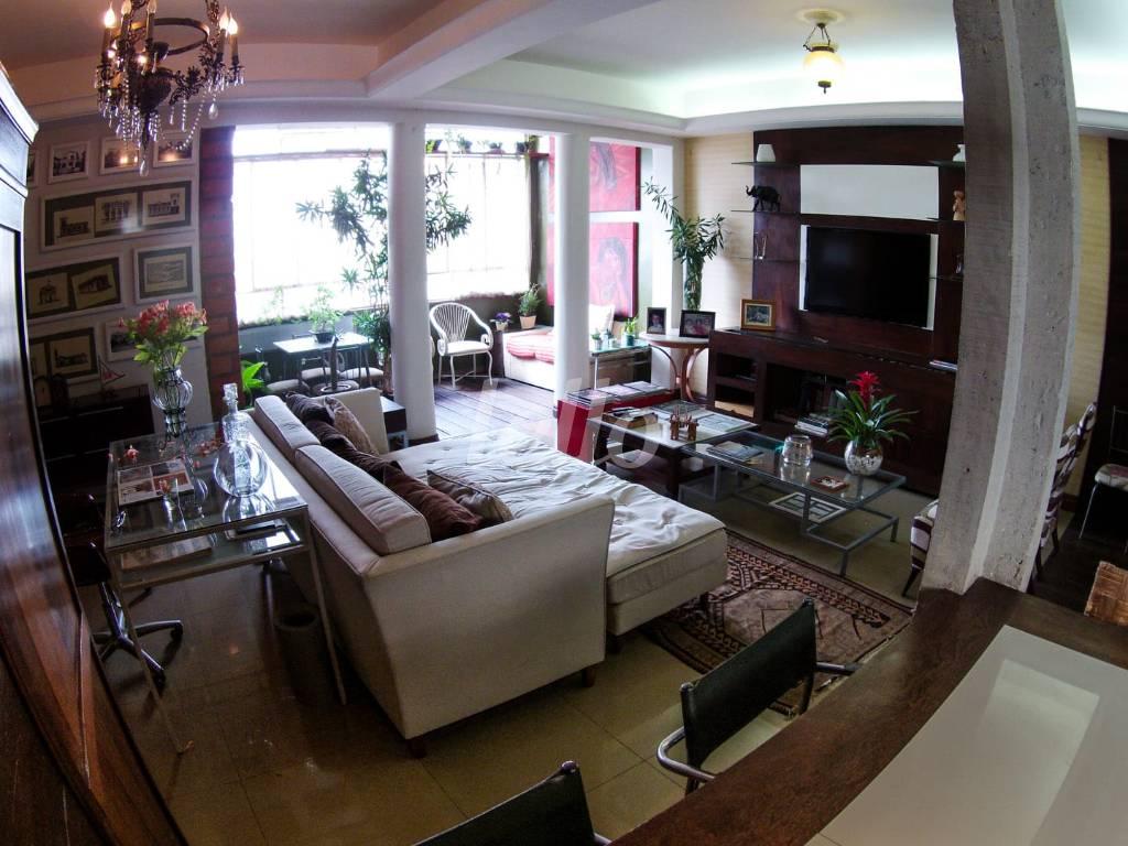 SALA de Apartamento à venda, Padrão com 120 m², 3 quartos e 1 vaga em Campos Elíseos - São Paulo