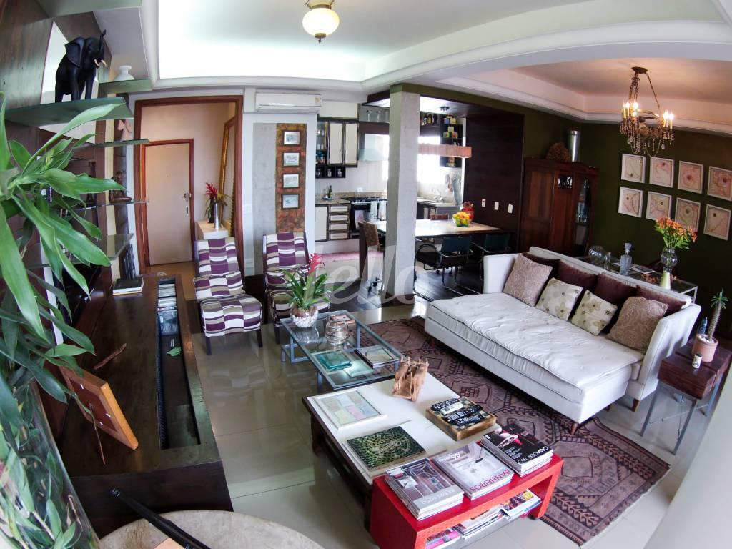 SALA de Apartamento à venda, Padrão com 120 m², 3 quartos e 1 vaga em Campos Elíseos - São Paulo