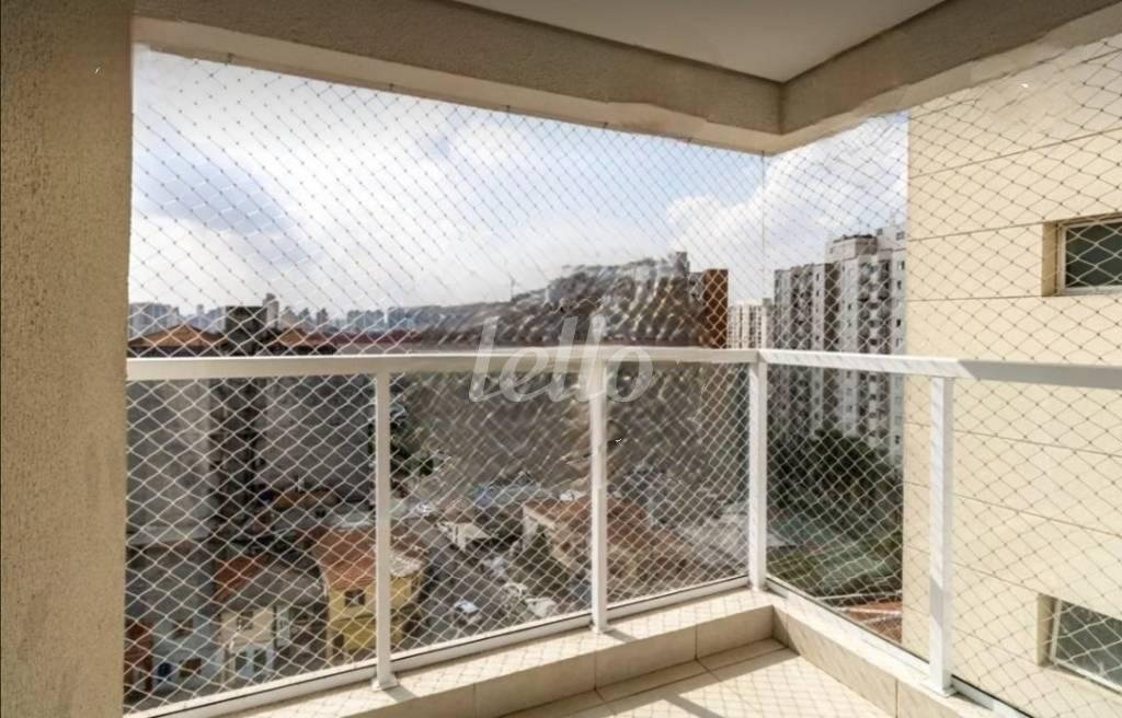 SACADA de Apartamento à venda, Padrão com 49 m², 2 quartos e 1 vaga em Cambuci - São Paulo