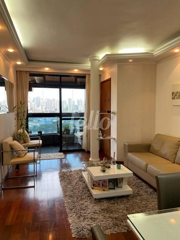 SALA de Apartamento à venda, Padrão com 102 m², 3 quartos e 2 vagas em Chácara Inglesa - São Paulo
