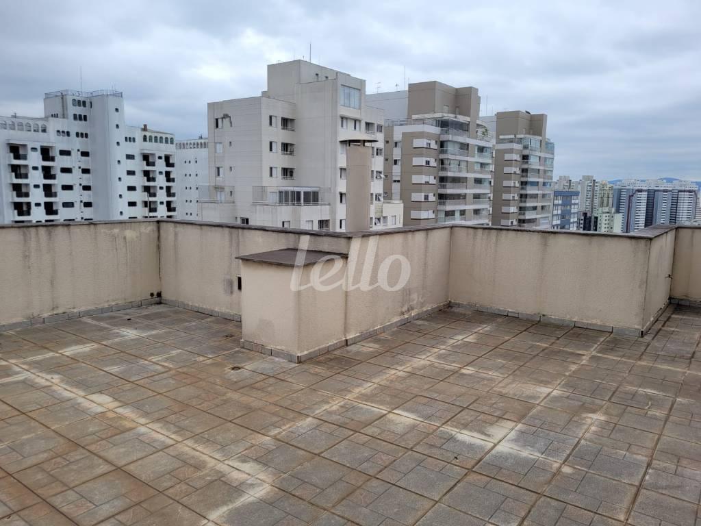 TERRAÇO de Apartamento à venda, cobertura - Padrão com 194 m², 4 quartos e 6 vagas em Mooca - São Paulo