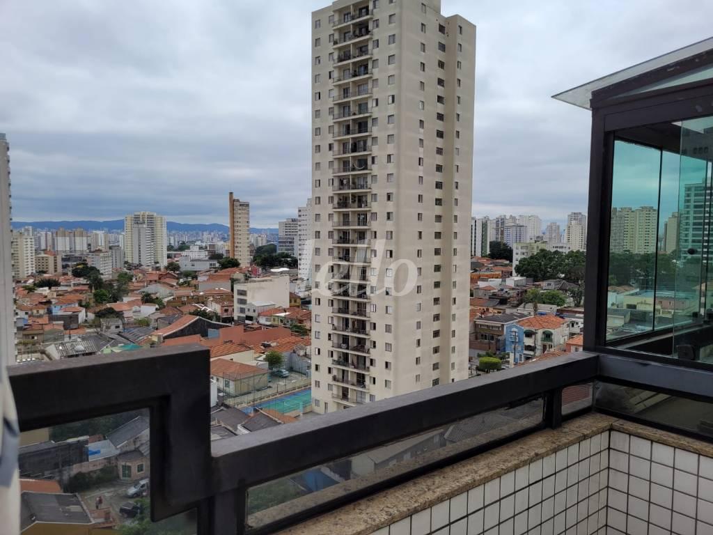 VARANDA de Apartamento à venda, cobertura - Padrão com 194 m², 4 quartos e 6 vagas em Mooca - São Paulo