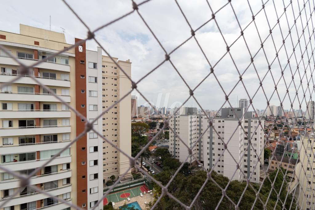 VISTA DA SALA de Apartamento à venda, Padrão com 135 m², 3 quartos e 2 vagas em Vila Monumento - São Paulo