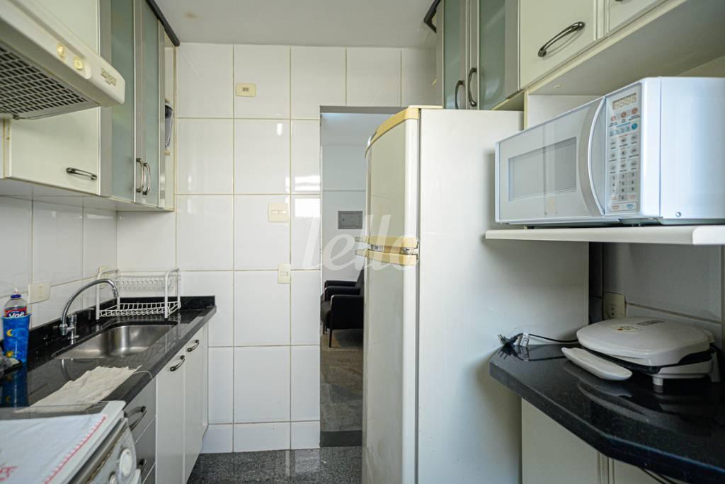COZINHA de Apartamento à venda, Flat com 49 m², 1 quarto e 1 vaga em Pinheiros - São Paulo