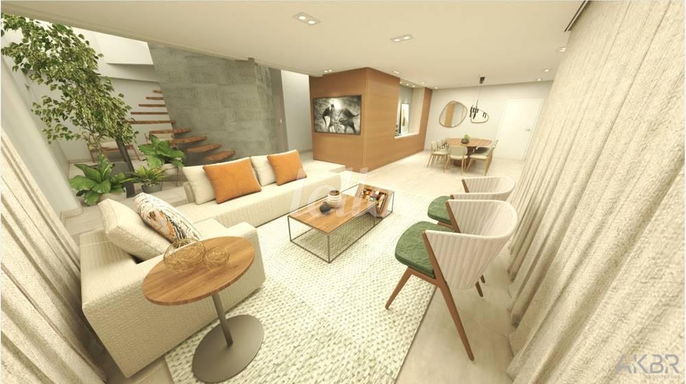 SALA de Apartamento à venda, Triplex com 642 m², 4 quartos e 6 vagas em Santa Cecília - São Paulo