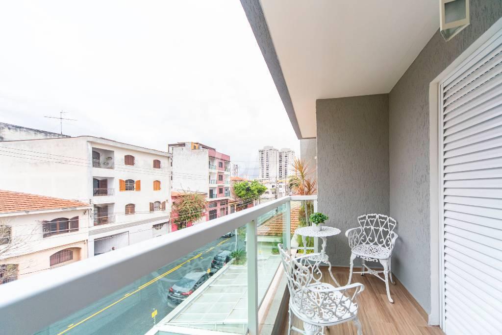 VARANDA DA SUITE 3 de Casa à venda, sobrado com 226 m², 3 quartos e 4 vagas em Barcelona - São Caetano do Sul