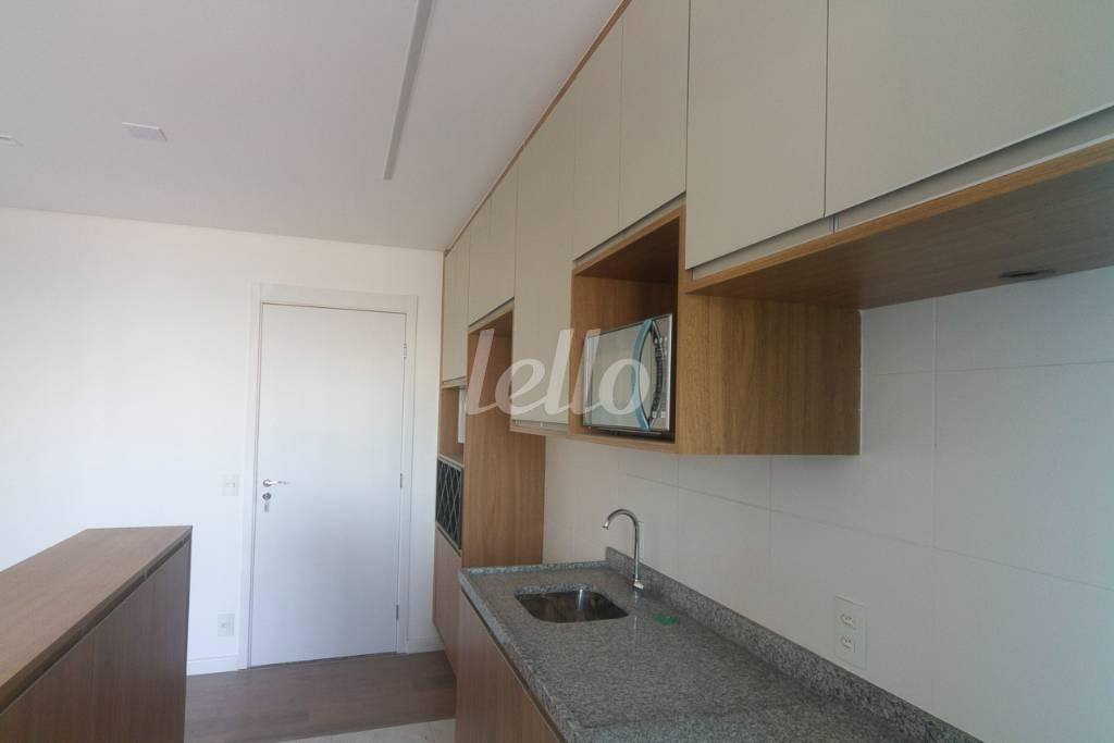 COZINHA de Apartamento à venda, Padrão com 46 m², 1 quarto e 1 vaga em Brás - São Paulo