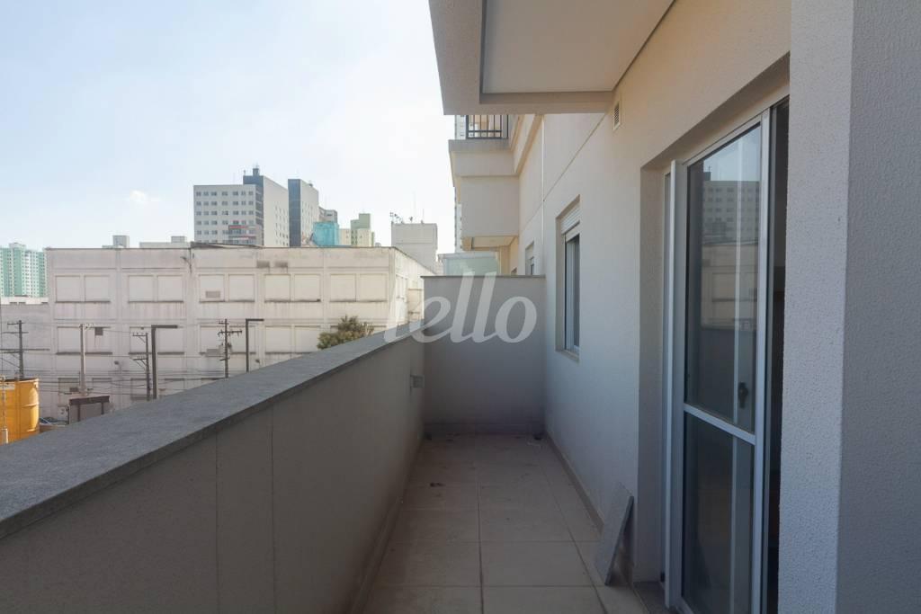 SACADA de Apartamento à venda, Padrão com 46 m², 1 quarto e 1 vaga em Brás - São Paulo