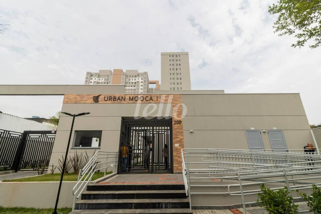 FACHADA de Apartamento para alugar, Padrão com 44 m², 2 quartos e 1 vaga em Mooca - São Paulo
