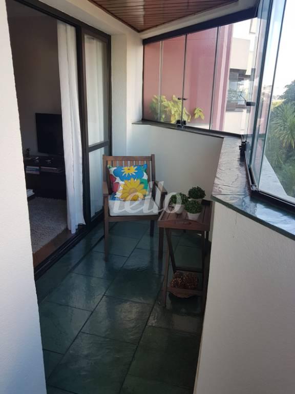 VARANDA de Apartamento à venda, Padrão com 149 m², 3 quartos e 3 vagas em Vila Curuca - Santo André