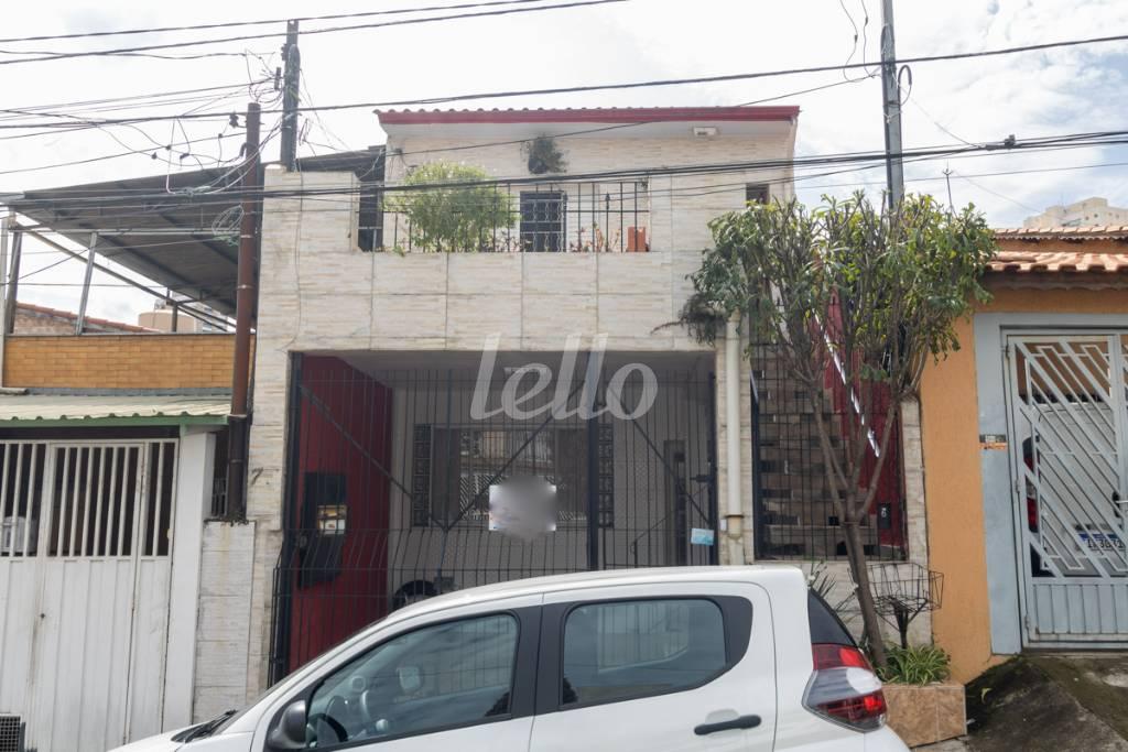 FACHADA de Casa para alugar, assobradada com 90 m², 3 quartos e 1 vaga em Vila Canero - São Paulo