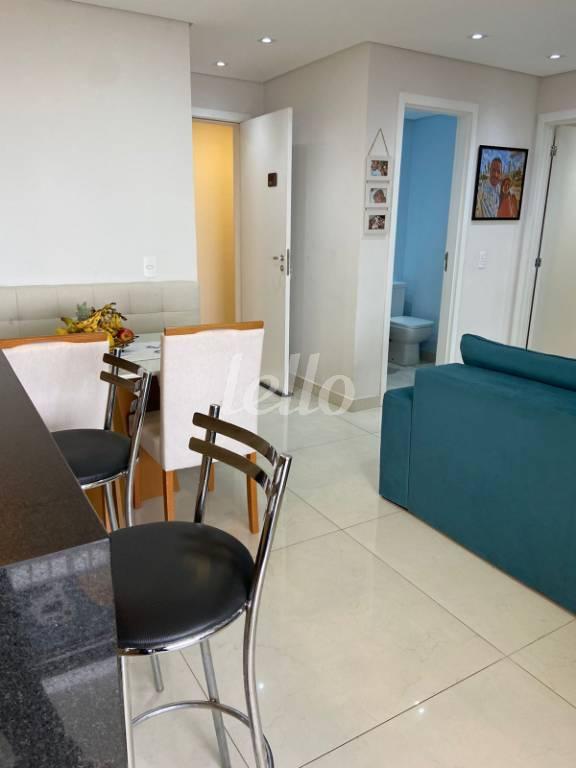COZINHA INTEGRADA de Apartamento à venda, Padrão com 57 m², 1 quarto e 1 vaga em Brás - São Paulo