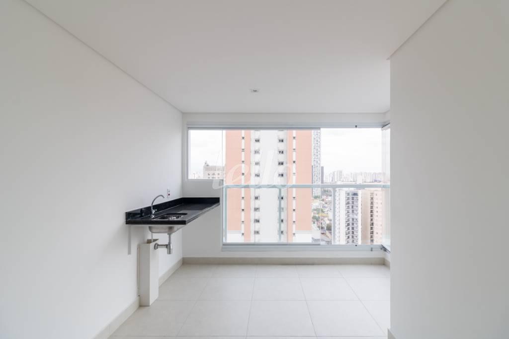 VARANDA de Apartamento para alugar, Padrão com 65 m², 2 quartos e 1 vaga em Vila Gomes Cardim - São Paulo