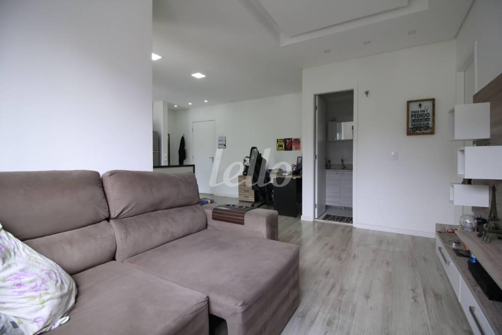 SALA de Apartamento à venda, Padrão com 54 m², 1 quarto e 1 vaga em Vila Prudente - São Paulo