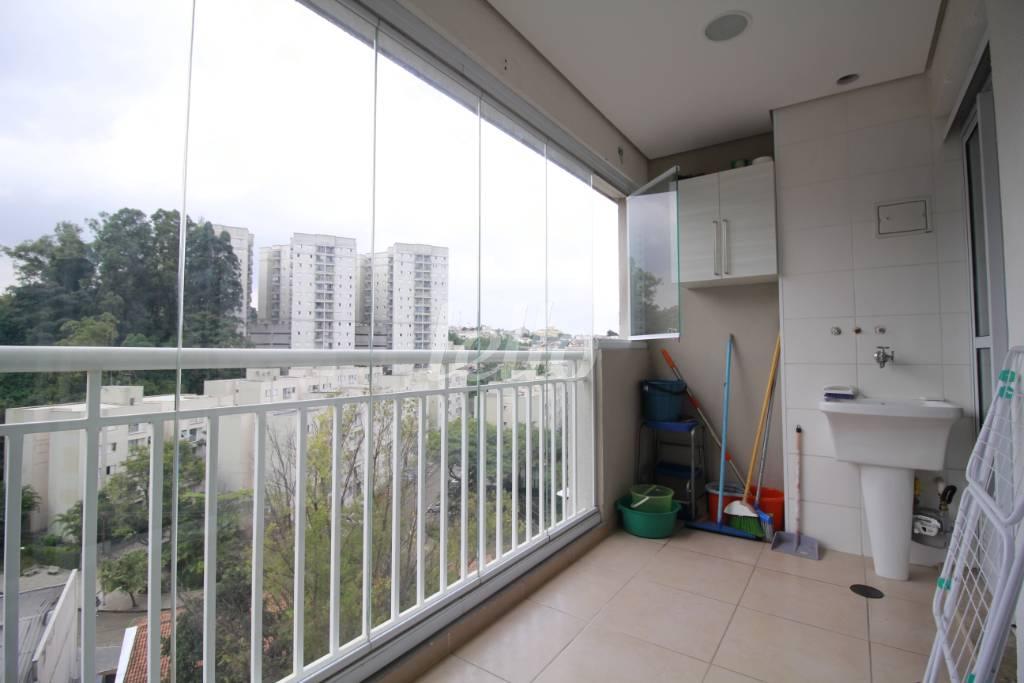 VARANDA de Apartamento à venda, Padrão com 54 m², 1 quarto e 1 vaga em Vila Prudente - São Paulo