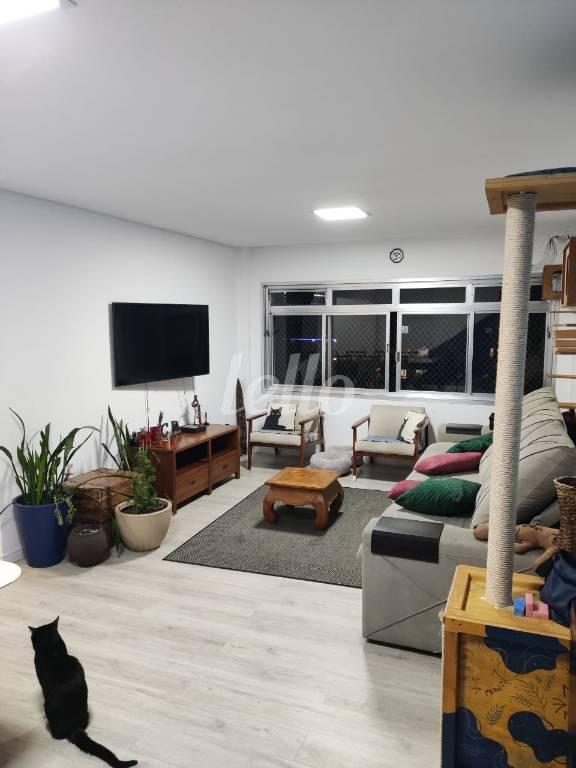 SALA DOIS AMBIENTES de Apartamento à venda, Padrão com 120 m², 3 quartos e em Vila Oratório - São Paulo