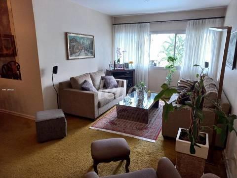 SALA de Apartamento à venda, Padrão com 120 m², 3 quartos e 1 vaga em Campo Belo - São Paulo