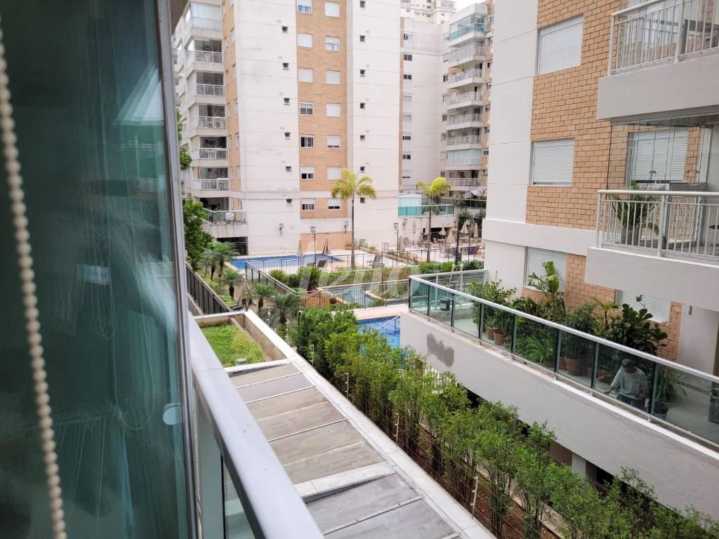 VISTA DA SACADA de Apartamento à venda, Flat com 50 m², 1 quarto e 1 vaga em Mooca - São Paulo