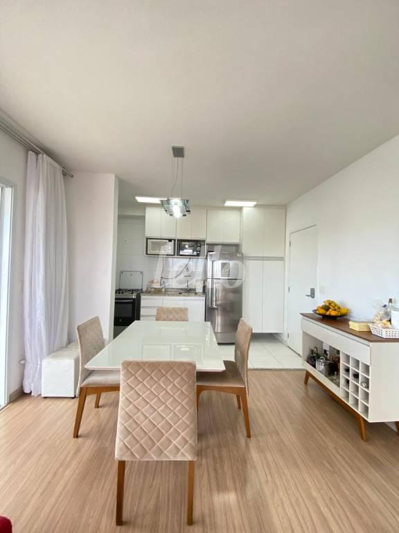 SALA INTEGRADA de Apartamento à venda, Padrão com 106 m², 2 quartos e 2 vagas em Tatuapé - São Paulo