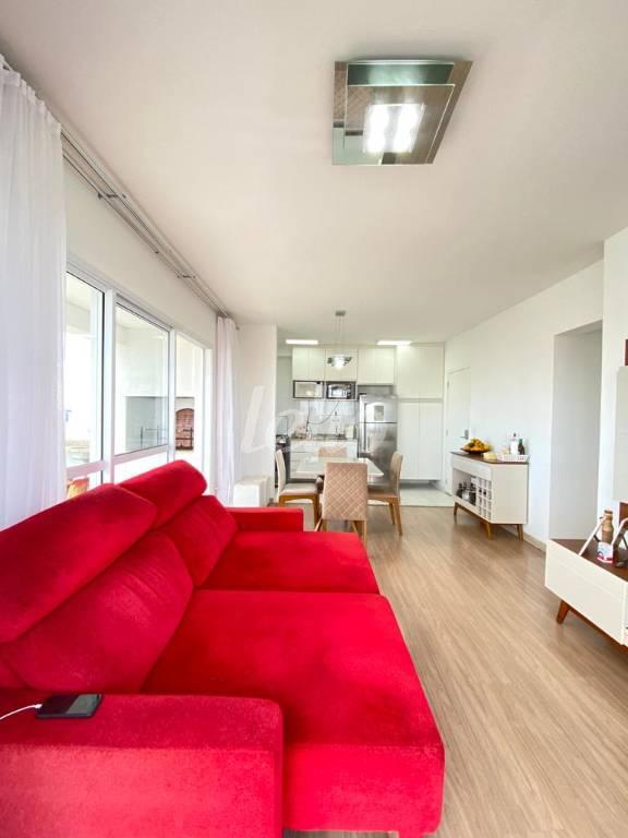 SALA INTEGRADA de Apartamento à venda, Padrão com 106 m², 2 quartos e 2 vagas em Tatuapé - São Paulo
