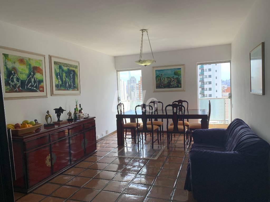 SALA de Apartamento à venda, cobertura - Padrão com 261 m², 3 quartos e 3 vagas em Indianópolis - São Paulo