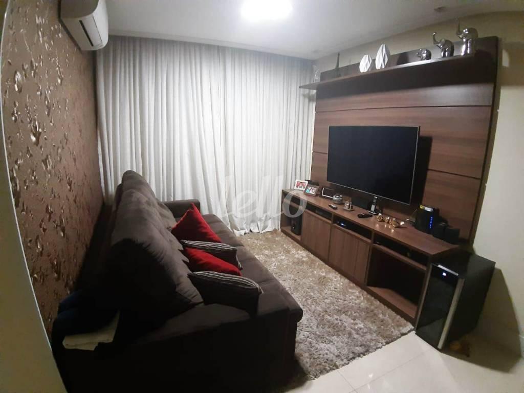 SALA DE ESTAR de Apartamento à venda, Padrão com 92 m², 3 quartos e 2 vagas em Tatuapé - São Paulo