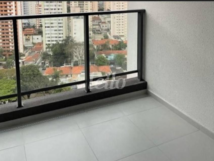 VARANDA de Apartamento à venda, Padrão com 61 m², 2 quartos e 1 vaga em Brooklin Paulista - São Paulo