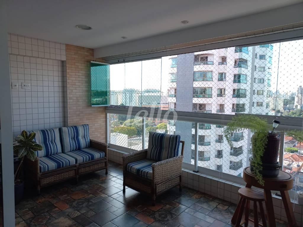 VARANDA de Apartamento à venda, Padrão com 145 m², 3 quartos e 3 vagas em Jardim Nova Petrópolis - São Bernardo do Campo