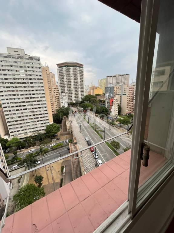 VISTA de Apartamento à venda, Padrão com 61 m², 1 quarto e em Centro - São Paulo