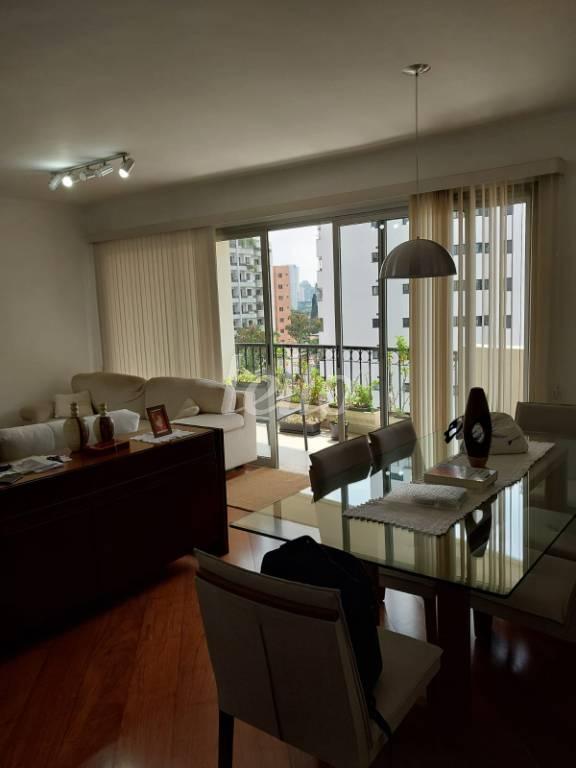 SALA de Apartamento à venda, Padrão com 158 m², 4 quartos e 3 vagas em Brooklin Paulista - São Paulo
