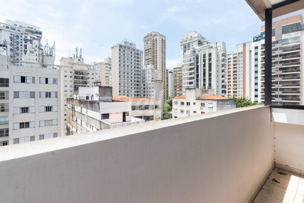 VARANDA SALA 3 de Sala / Conjunto para alugar, Padrão com 53 m², e 1 vaga em Santa Cecília - São Paulo