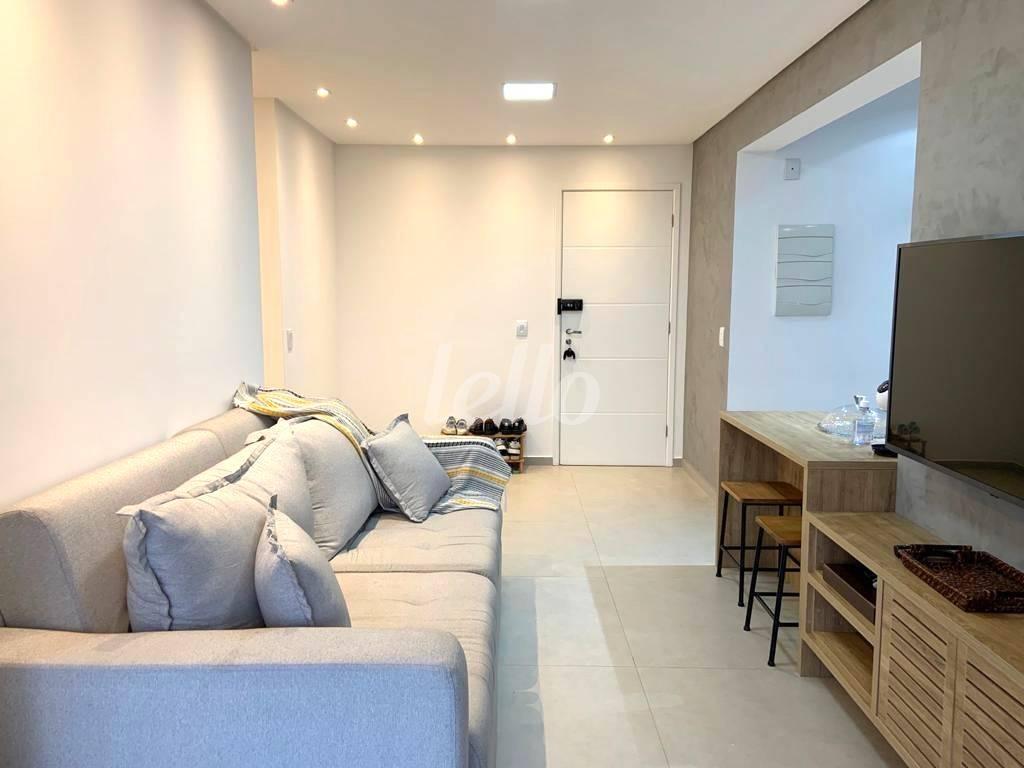 SALA de Apartamento à venda, Padrão com 63 m², 2 quartos e 2 vagas em Tatuapé - São Paulo