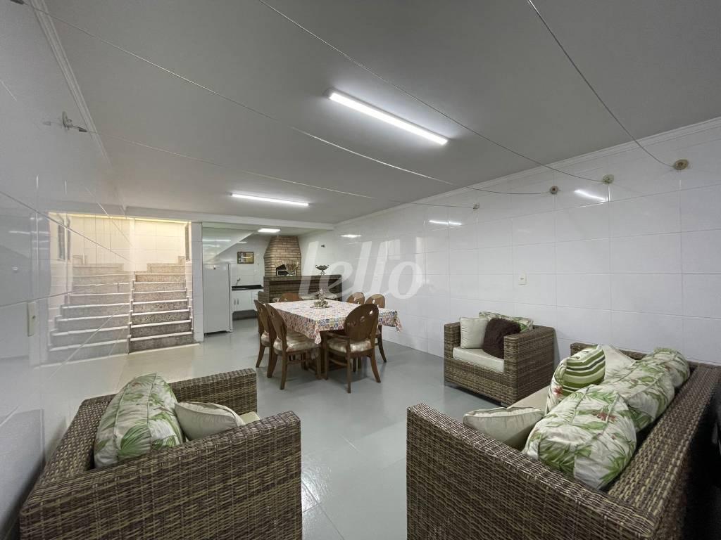 ESPAÇO GOURMET de Casa à venda, sobrado com 164 m², 3 quartos e 4 vagas em Tatuapé - São Paulo